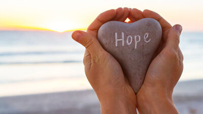 Hope Stone in Hands