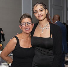 Michelle with resilient scholar